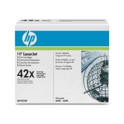 HP 42X HP Q5942XD DWUPAK! HP LaserJet 4250 (Q5400A), HP LaserJet 4250dtn (Q5403A), HP LaserJet 4250dtnsl, HP LaserJet 4250n (Q5401A), HP LaserJet 4250